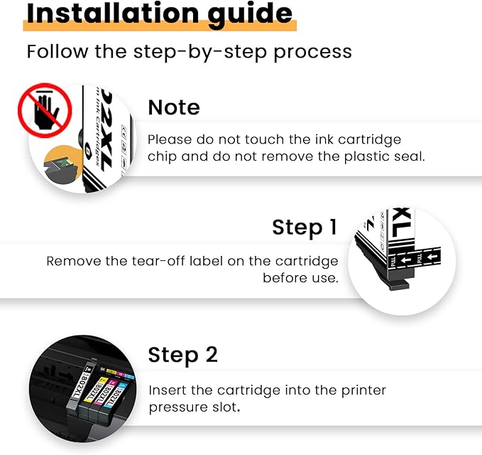 Remanufactured Ink Cartridge Replacement for Epson 702 Ink Cartridges 702XL 702 XL T702XL Compatible with Workforce Pro WF-3720 WF-3730 WF-3733 Printer(4 Pack)-DeskLoop Office
