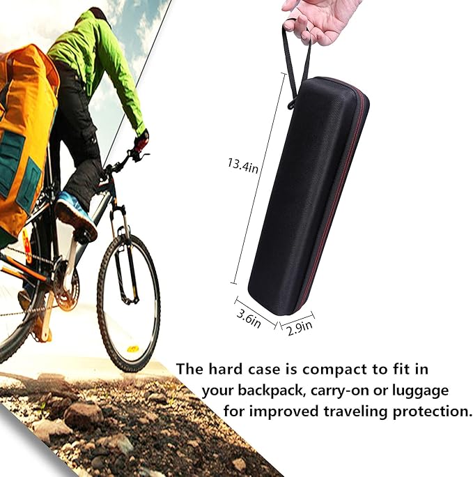 LTGEM Hard Case for Brother DS-640 / DS-740D / DS-940DW / DS-720D & Itari & HP Small USB & Canon imageFORMULA P-208II Document Scanner - Protective Carrying Storage Bag-DeskLoop Office