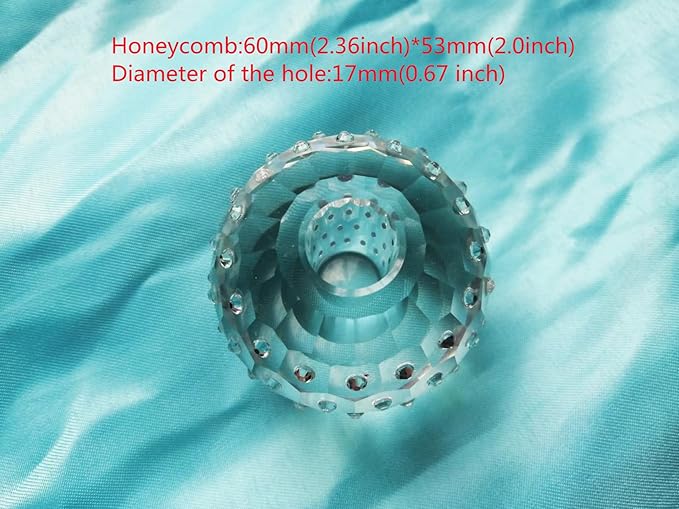 Crystal Glass Pen Holder Honeycomb Desk Accessory Fountain Pen Office Supplies Party & Gift Idea Home Decor (HONEYCOMB)-DeskLoop Office