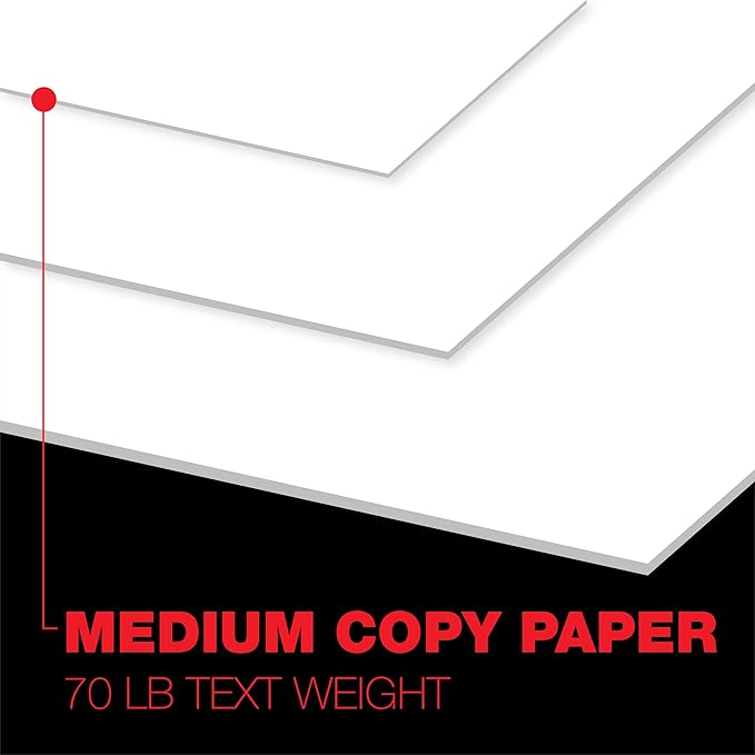 Accent Opaque White Printer Paper, 13” x 19” 28lb Copy Paper – 1,800 Sheets (4 Reams) – Premium Computer Paper with Super Smooth Finish, 97 Bright, 104gsm – Ideal for Ink Heavy Printing – 189034C-DeskLoop Office