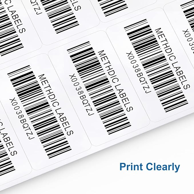 Methdic Shipping Labels 2"×4" 300 Labels Sticker Paper for Laser/Ink Jet Printer Mailing Labels 8.5"*11" White 10 per Sheet-DeskLoop Office