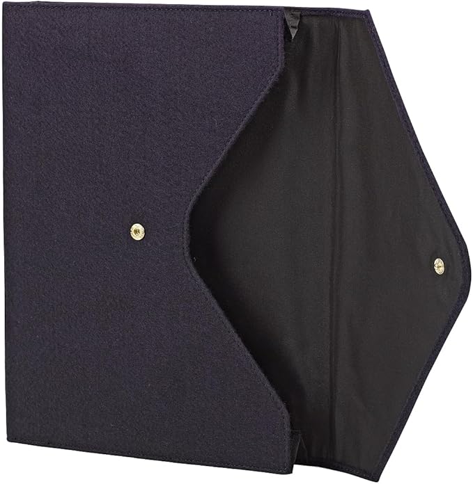 Smead Cloth Expanding File, 2" Expansion, Snap Closure, Letter Size, Navy (70922)-DeskLoop Office