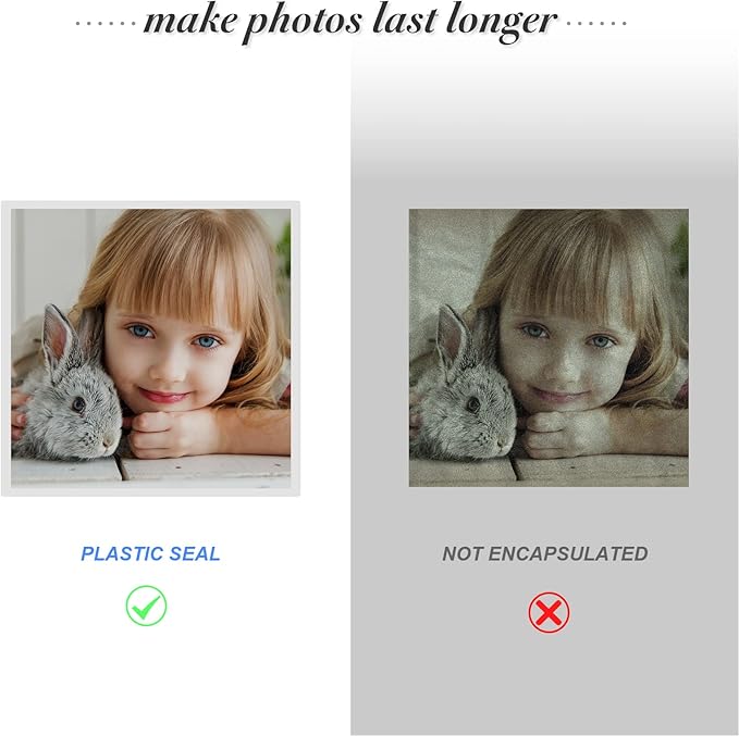 300 Pack 3 Mil Thermal Laminating Pouches, Plastic Laminating Sheets, 9 x 11.5 Inch, 5 x 7 Inch, 4 x 6 Inch, 3.7 x 5.3 Inch, 2.2 x 3.7 Inch for Letter, Photo, Note, ID Badge and Business Card Sizes-DeskLoop Office