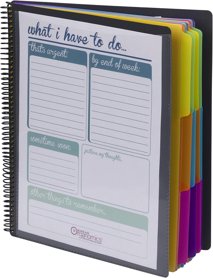 Smead 24 Pocket Poly Project Organizer, 1/3-Cut Tab, Letter Size - Image 5
