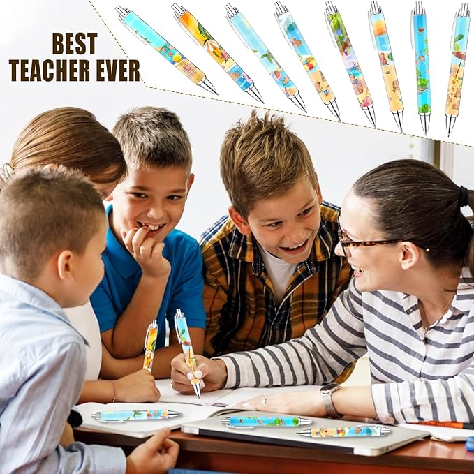 Idealmuzik 8-Pack Capybara Gel Pens – Cute Animal Pens with Unique Capybara Designs, Smooth Writing Ink Pens for School, Office, Journaling, Fun Gift for Kids, Teens & Capybara Lovers-DeskLoop Office