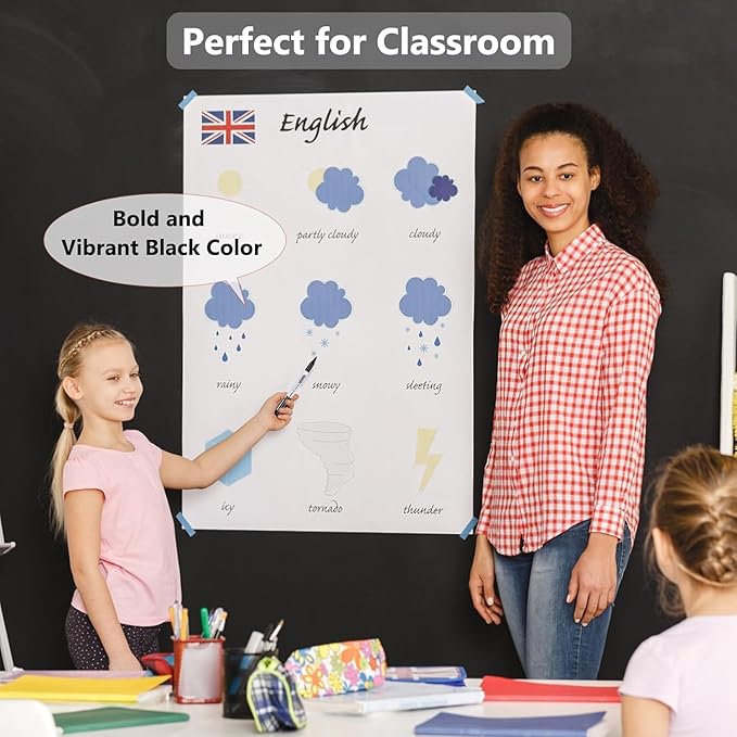 SFAIH Fine Tip Dry Erase Markers - 216 Pack Black Whiteboard Erasable Markers Bulk for Kids Adults, Ideal for Classroom School Office Home Use on White Board, Non-Toxic Easy Clean-DeskLoop Office