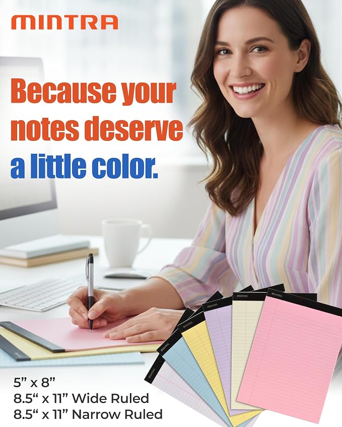 Mintra Office Colorful Legal Pads - Image 5