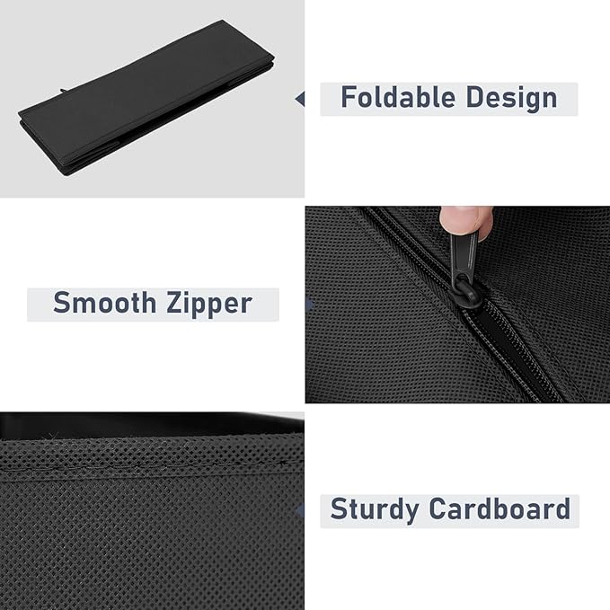 DIMJ Drawer Organizer Clothes - 20 Pack Closet Drawer Organizer Bins for Baby Clothes Storage, Fabric Dresser Organizer for Nursery Bedroom, Foldable Small Drawer Dividers for Underwear Socks-DeskLoop Office