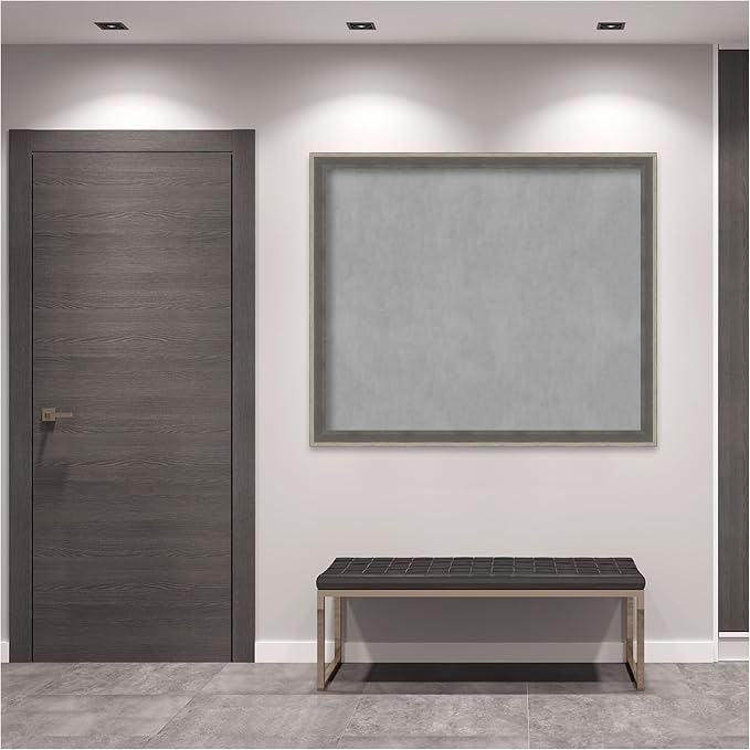 Amanti Art Grey Framed Magnetic Board 45x53 Oversize Vision Board - Image 6