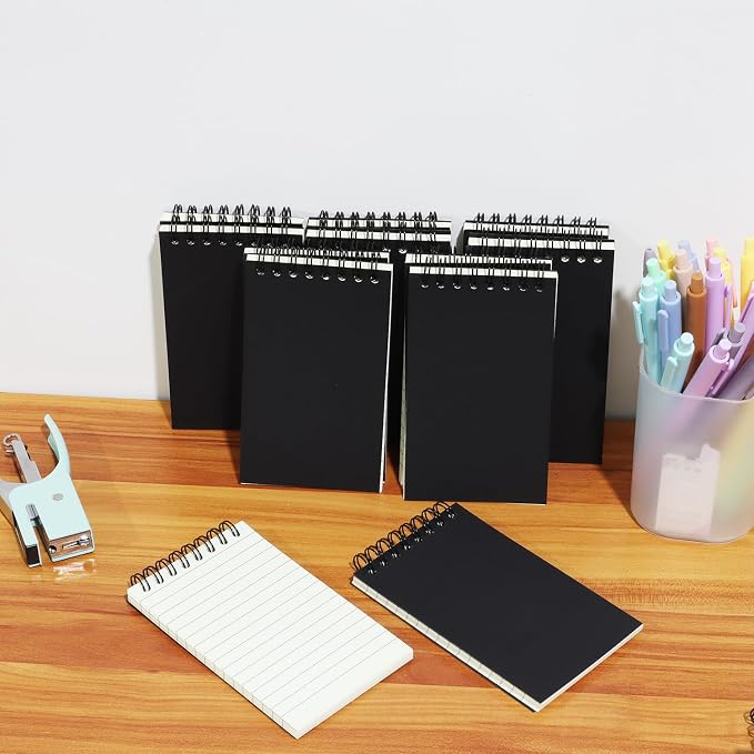 12 Pack Pocket Notebooks, 3x5 Small Notepads, Mini Spiral Notebooks, 60 - Image 7
