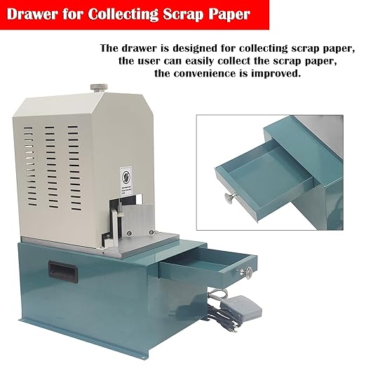 Eelectric Corner Rounder Cutter Machine, 180W Heavy Duty Paper Punch Cutter with R3 R4 R5 R6 R8 R9 R10 Seven Blades, Metal Corner Rounder Punch for Office Business Cardstock Plastic PVC-DeskLoop Office