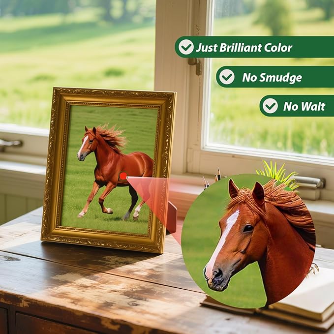 Uinkit Glossy Photo Paper 11x17 Inches 100 Sheets - Inkjet Printer Paper for Photos, Posters, Menus, Invitations - Vivid & Quick Drying Dye Ink Printers, No Curling, Smudge Proof-DeskLoop Office