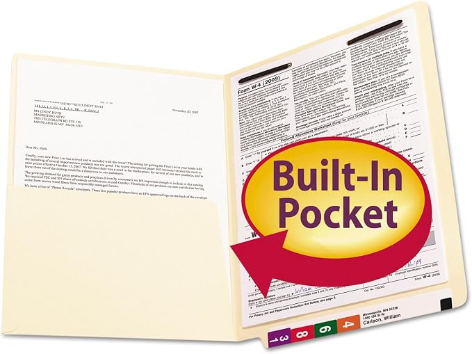 Smead End Tab Pocket Folder - Image 5