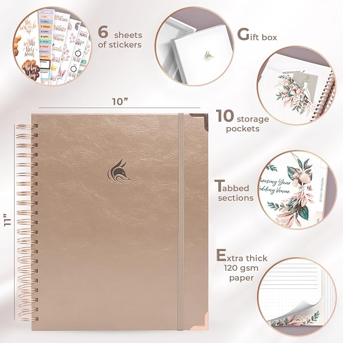 Clever Fox Wedding Planner – Notebook Organizer - Image 6