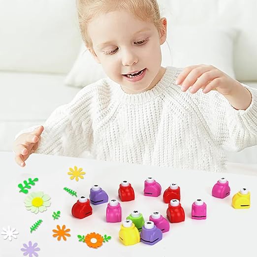 Paper Punches, Punch Craft Set Punches, Hole Punch Shapes Scrapbooking Supplies for Kindergarten Teacher Office Supplies and DIY Arts (Classic Mini 20pcs)-DeskLoop Office