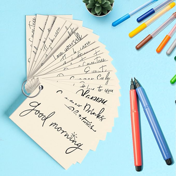 100 Pack 4x6 Ivory Cardstock Blank Index Cards, Goefun 80lb Heavyweight Cream Cardstock Unlined Notecards for Invatations, Postcards, Photo Paper, Recipe Cards-DeskLoop Office