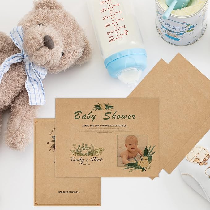 Brown Craft Cardstock 5x7 Blank Cards, Goefun 100 Pack 80lb Cover Card Stock for Invitations, Business, Greetings, DIY-DeskLoop Office