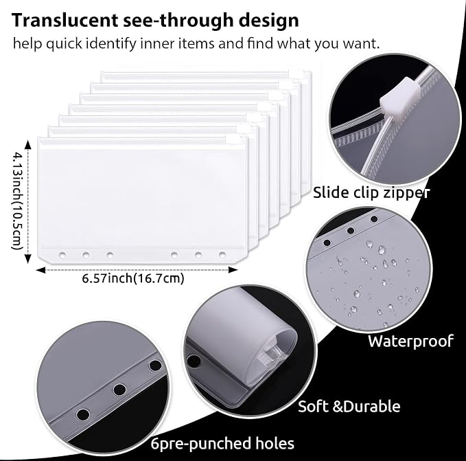 SKYDUE Budget Binder, Money Saving Binder - Image 6