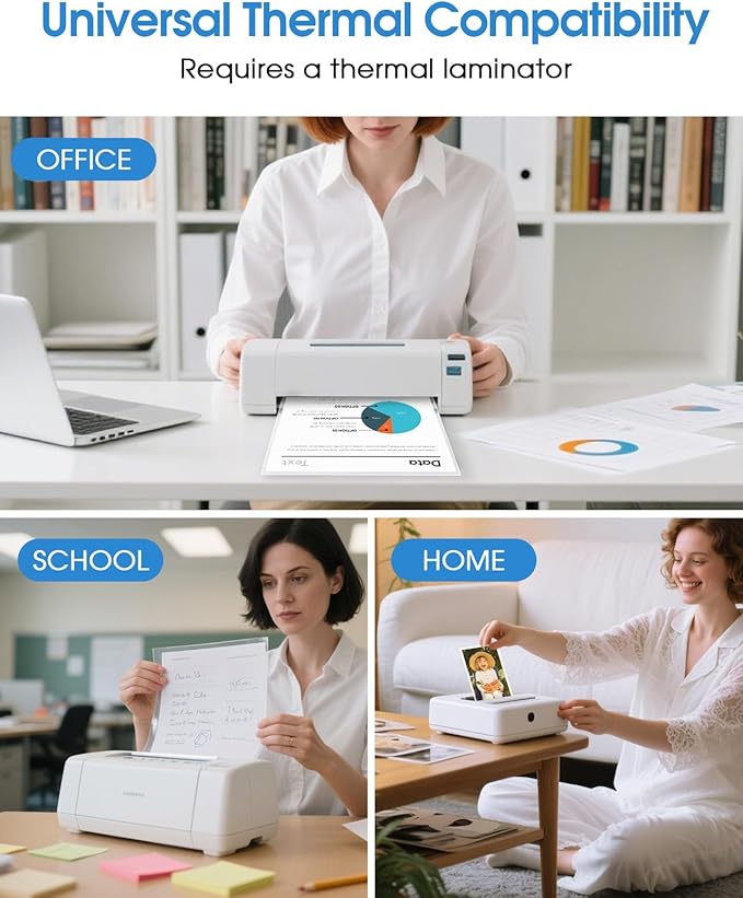 KTRIO Laminating Sheets 5 Mil, Hold 8.5 x 11 inches Sheet, 300 Pack, Clear Thermal Laminate Pouches for Laminator, 9 x 11.5 inches Lamination Sheets for School, Home & Office-DeskLoop Office