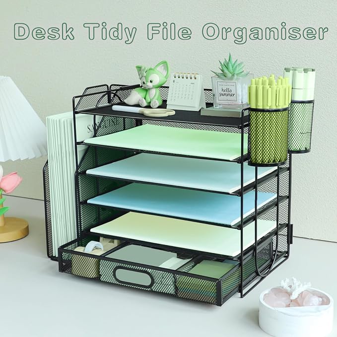 6 Tier Desk File Organiser - Image 7