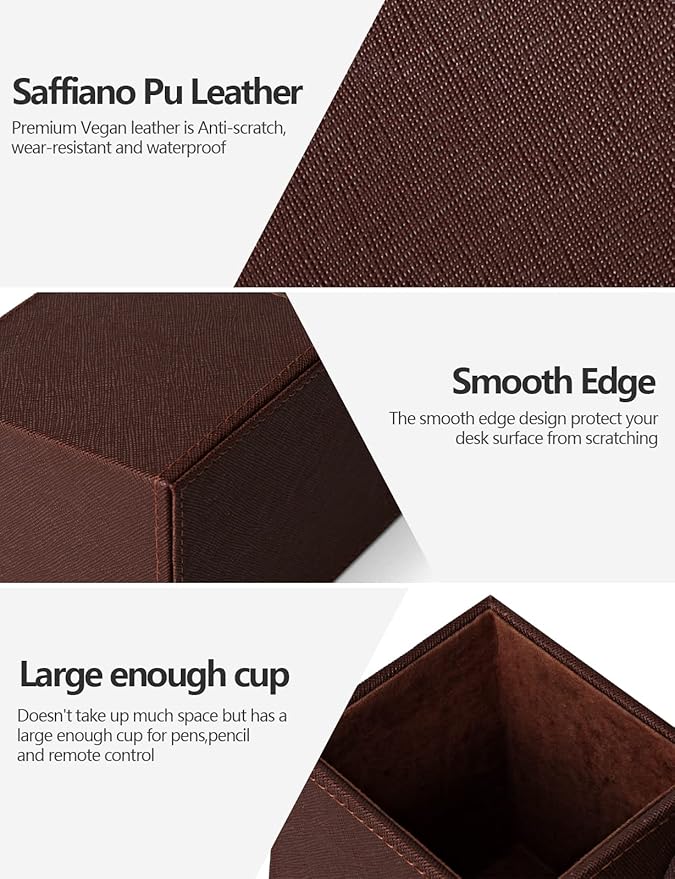 2-in-1 Pen Holder with Wireless Charger, Compatible with iPhone 16/15/14/13/12/11/8 Series, Pencil Holder Phone Stand for Desk Home Office, Men Gift Husband Wife Anniversary Dad Birthday Idea Gadget-DeskLoop Office