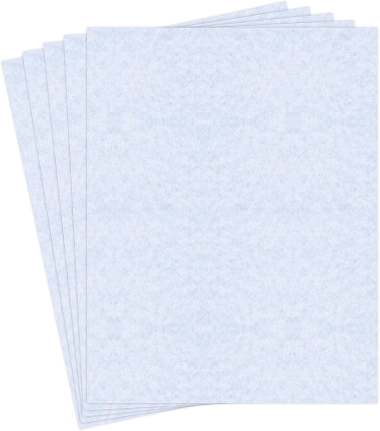 Bluestone Stationery Parchment Recycled Paper | 65Lb Cover Cardstock | 8.5” x 11” Inches | 50 Sheets Per Pack-DeskLoop Office