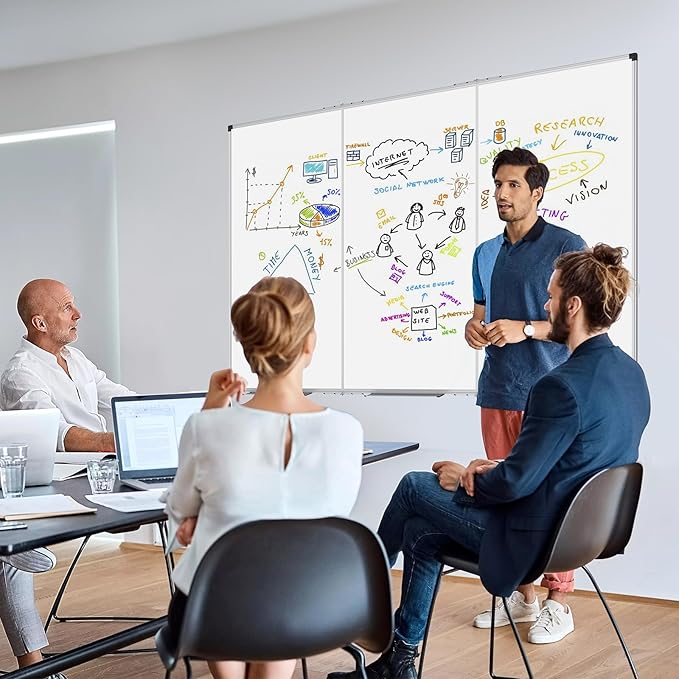XBoard Magnetic Whiteboard 72 x 48 Inch, Conference Room - Image 6