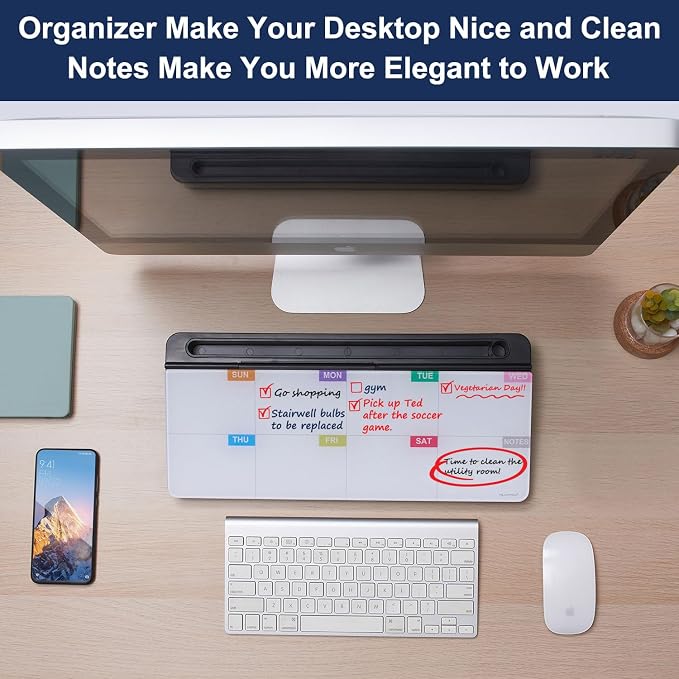 TSJ OFFICE Whiteboard Weekly Dry-Erase-Board - Image 8