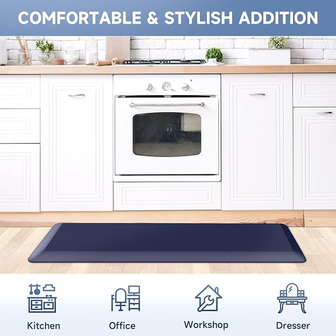 StepRite 4/5 Inch Thick Kitchen Mat Anti Fatigue Mat Kitchen Rugs Kitchen Decor - Image 7
