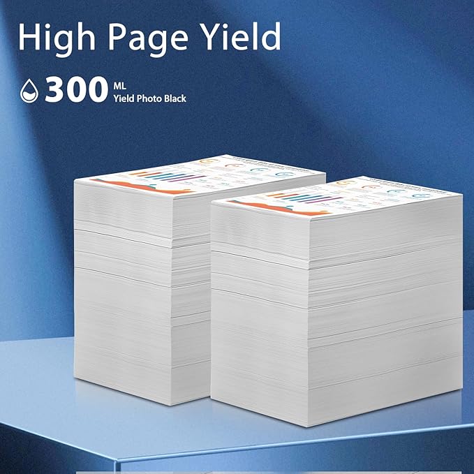 746 Photo Black Ink Cartridge 300ml with Chip Replacement for HP 746 P2V82A Ink Cartridge Works with DesignJet Z6 DesignJet Z9+ Large Format Printers Ink, 1 Pack 746 Ink Kit-DeskLoop Office