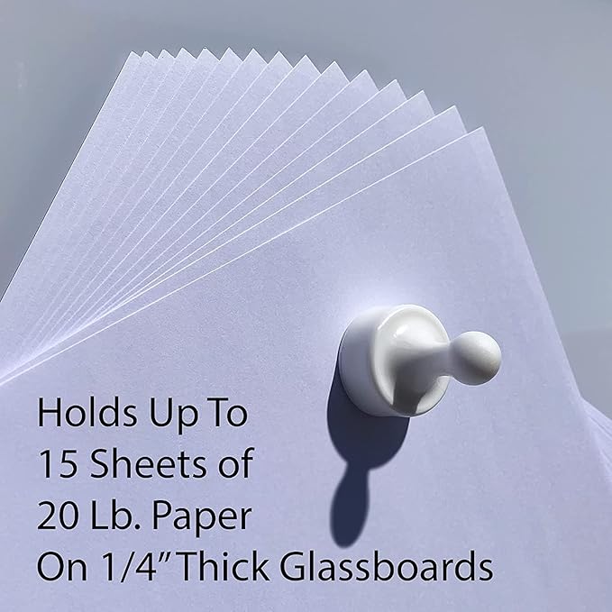 GLASSBOARD STUDIO Powerful Neodymium Magnets, Pawn-Shaped - Strong Fridge/Refrigerator and Whiteboard Magnet, Ideal for Office, Kitchen, Crafts - Rare Earth, Heavy Duty (2, Cotton Candy Pink)-DeskLoop Office