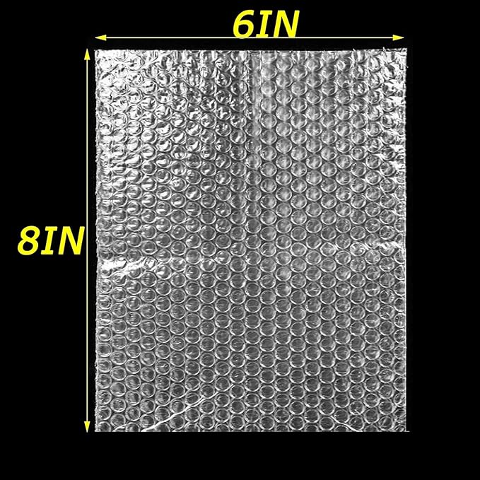 200Pcs Clear Bubble Out Bags, 15x20 CM Bubble Pouches Bags for Shipping, Double Wall Cushioning Wrap Bags for Moving Packaging Storage Fragile China Dishes Electronic Item-DeskLoop Office