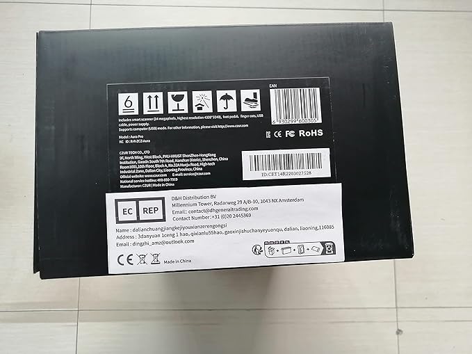 CZUR Aura Pro Book & Document Scanner,Capture A3 & A4, Auto-Flatten & Deskew Powered by AI Technology, Foldable & Portable, Compatible with Windows & Mac OS-DeskLoop Office