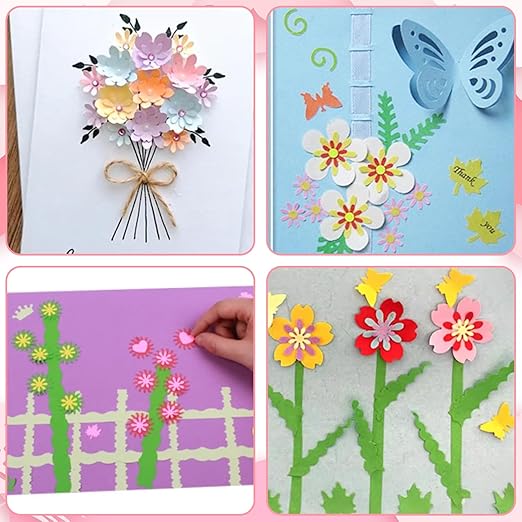 Paper Punches, Punch Craft Set Punches, Hole Punch Shapes Scrapbooking Supplies for Kindergarten Teacher Office Supplies and DIY Arts (Cute 2pcs + Mini 15pcs)-DeskLoop Office