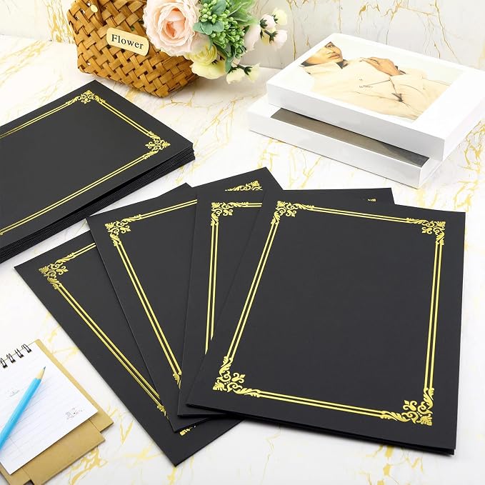 Sherr 100 Pcs Black Certificate Holders - Image 8