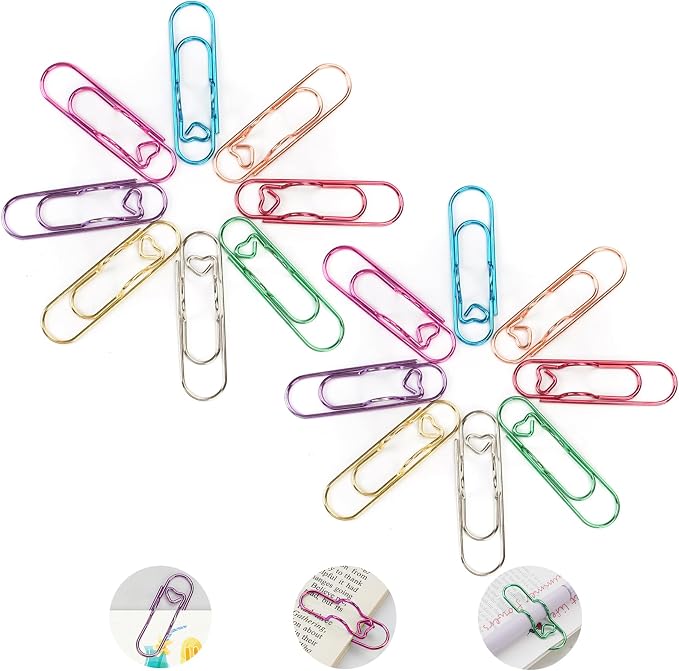 Paper Clip Pen Holder, Oversized Metal Paperclip - Image 8