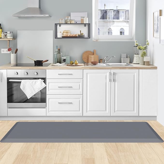 KitchenClouds Kitchen Mat Cushioned Anti Fatigue Kitchen Rug 0.8inch Non Slip - Image 7