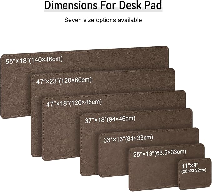 Imitation Crazy Horse Leather Desk Mat - Image 9