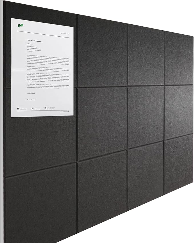 Large Cork Boards for Walls 48" x 36" 12 Pack Bulletin Boards Alternative Cork Board for Office Contains 72 Removable Security Stickers 30 Push Pins-DeskLoop Office