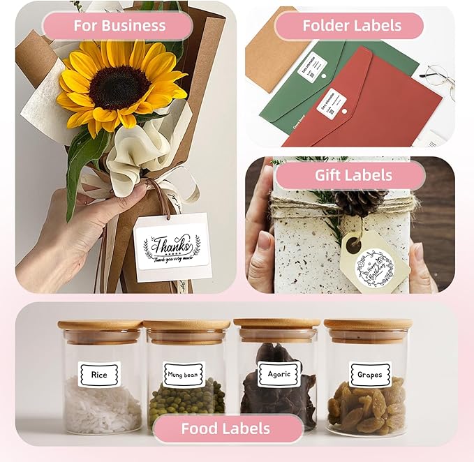 ORGSTA Label Maker Machine with Tape, T003 Thermal Label Maker, 3.15 Inch Bluetooth Label Printer Compatible with Phone & PC, Sticker Printer Barcode Thermal Maker for Small Business, Home, School-DeskLoop Office