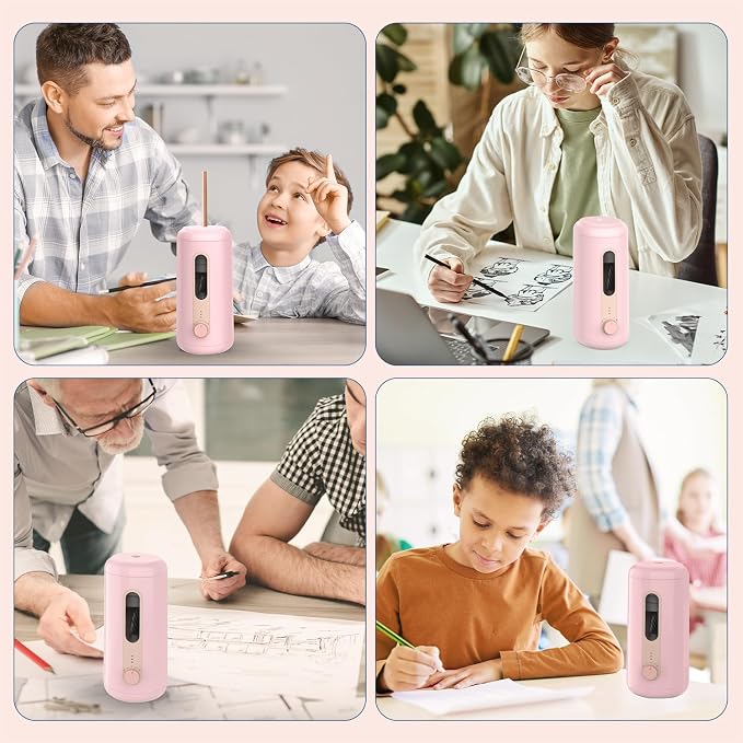 Electric Pencil Sharpener, Fully Automatic Pencil Sharpener - Image 7