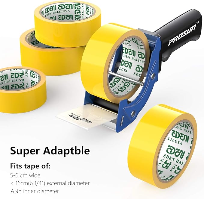 Fast Reload 2 Inch Tape Gun Dispenser Packing Packaging Sealing Cutter Blue-DeskLoop Office