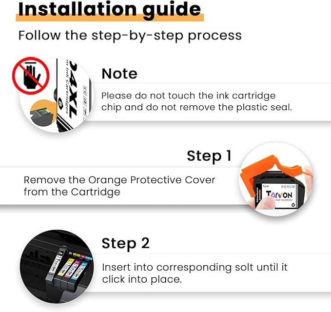 Remanufactured Ink Cartridge Replacement for Epson 410 Ink Cartridges 410XL T410 T410XL for Epson XP-7100 XP-530 XP-630 XP-640 XP-900 XP-830 Printers(Cyan, Magenta, Yellow)-DeskLoop Office