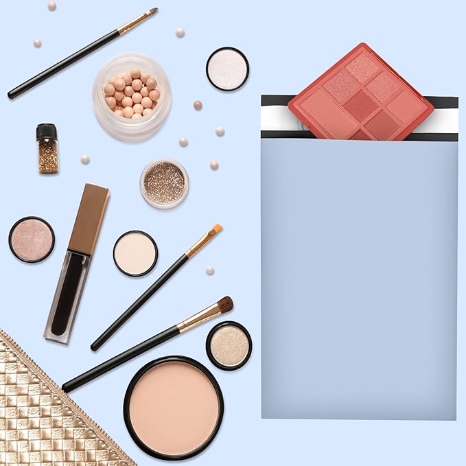 120PC Poly Mailers 6x9 Inch Light Blue Mailing Envelopes Bags Shipping Bags with Self Adhesive Waterproof and Tear-Proof Postal Bags-DeskLoop Office