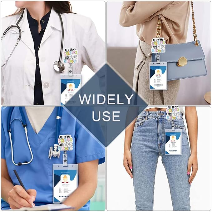 All of My Systems are Nervous Badge Reel Retractable, Funny Silly Goose Badge - Image 6