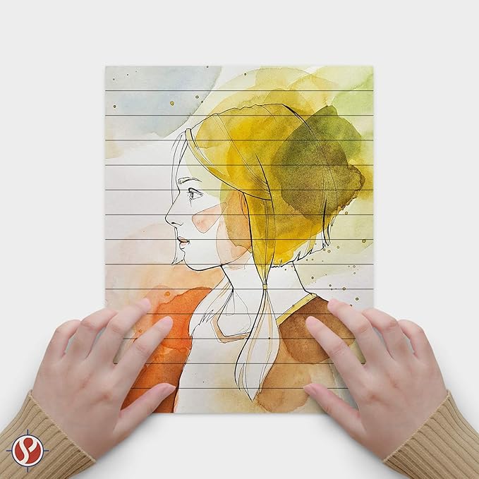 Memo Pads, White, With Black Lines – Lined Paper Notepads, Scratch / Writing Pad for Planning, To-Do Lists, Appointments, Reminders, Home, Office – 50 Sheets Per Pad, 10 Pads per Pack – 8.5" x 11"-DeskLoop Office