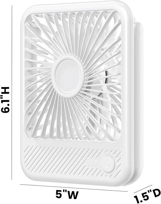Koonie USB Desk Fan, Strong Wind Ultra Quiet Small Personal Fan - Image 7