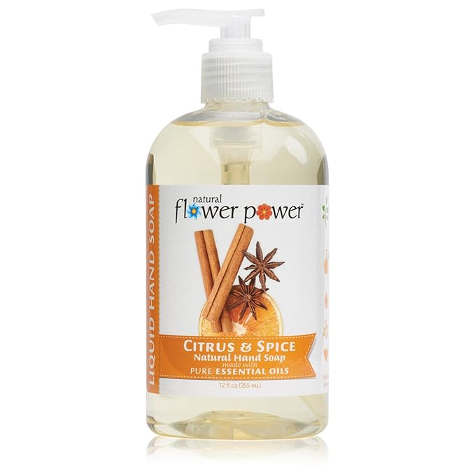 Liquid Hand Soap – Plant-Derived and Bio-Based Formula – Sulfate-Free, pH-Balanced, Vegan 3 Pack – Citrus & Spice – 3 x 12 oz-DeskLoop Office