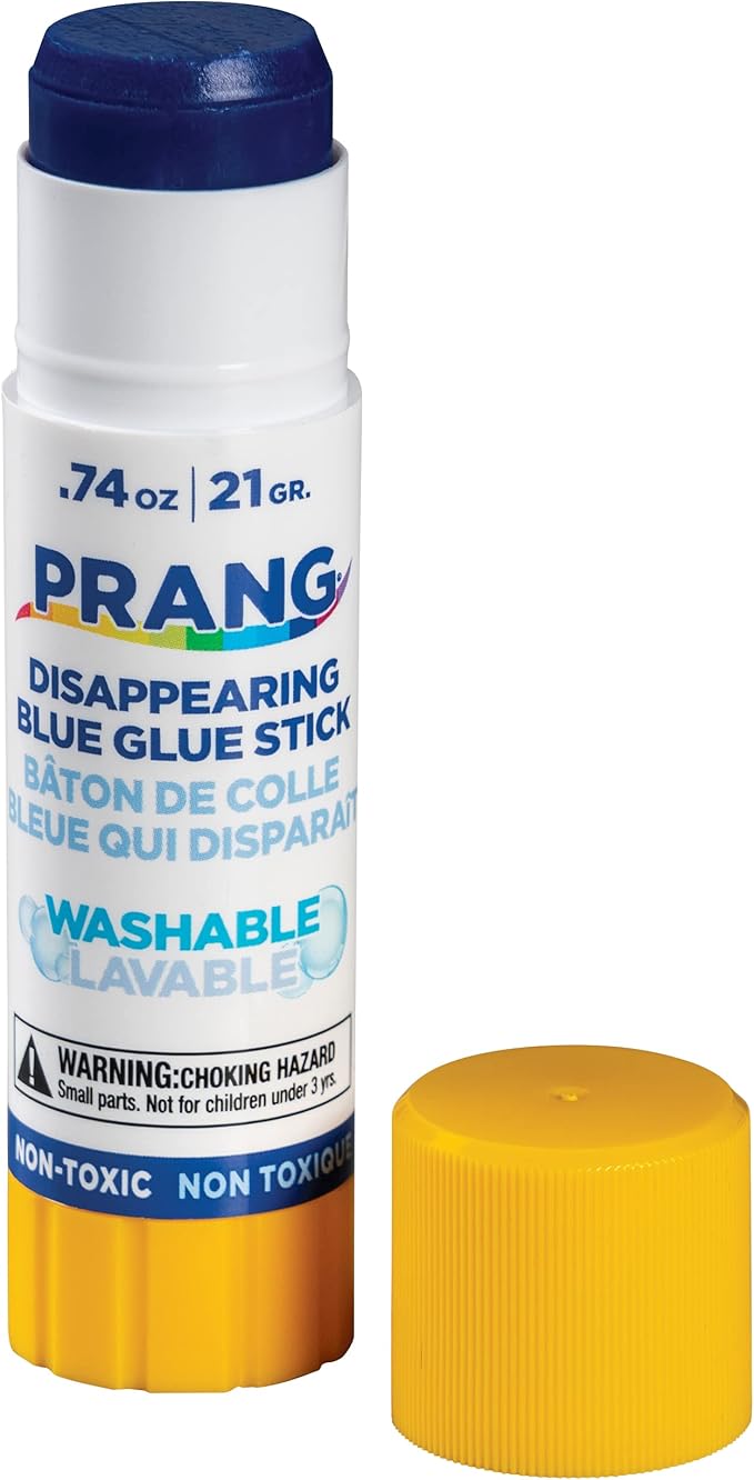 Prang Washable Glue Stick, Blue.74 Oz, 1 Count-DeskLoop Office