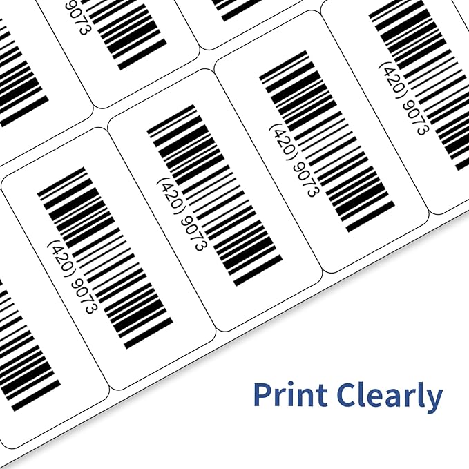 2" x 4" Address Labels Sticker Paper for Laser/Ink Jet Printer mailing Labels 8.5"×11" White-DeskLoop Office